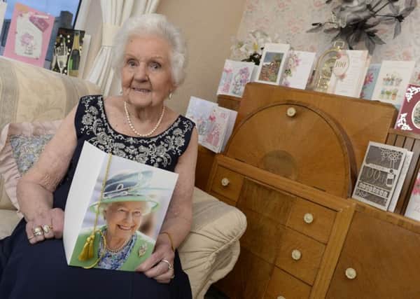 Maud Rodgers celebrates her 100th birthday at her home in Newstead