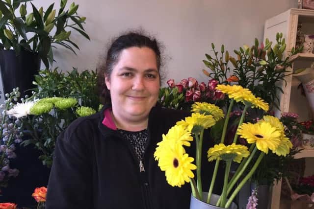 Laura Ridley, 37, owns the Floral Boutique in Hucknall. It is her dream job.