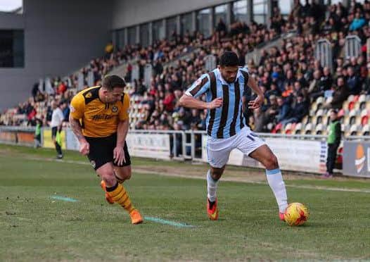 Mansfield Town's Junior Daniel - Pic Chris Holloway
