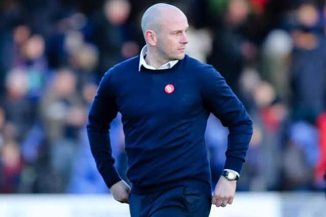 Mansfield Town's Manager Adam Murray - Pic by Chris Holloway