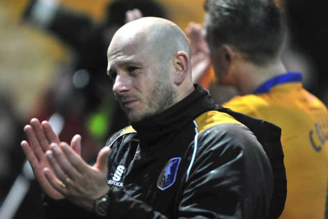 Mansfield boss Adam Murray.