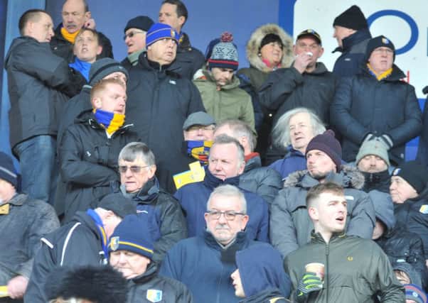 Frustrated Stags fans

Mansfield Town v Yeovil Town - Skybet League Two - One Call Stadium - Saturday 20 Feb 2016 - Photographer Steve Uttley