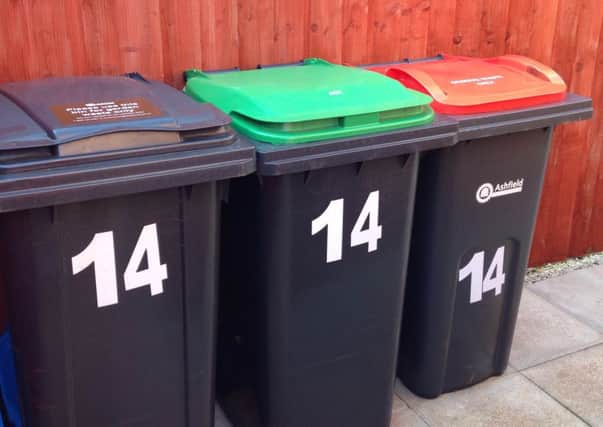 Controversial new bins have been introduced at Kirkby by Ashfield District Council.