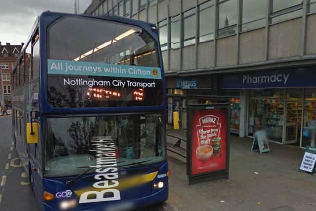 The incident occurred at Canning Chemist in Nottingham. (Source: Google).