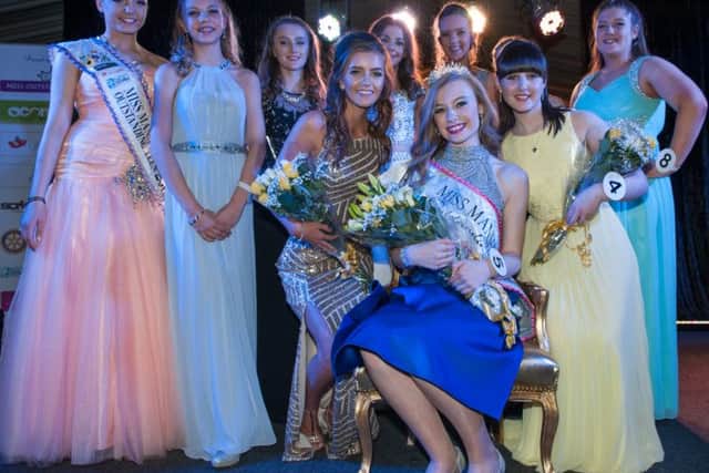 Lucy Jane Edwards aged 15 from Kirkby-in-Ashfield is crowned Miss Outstanding Teen alongside the other finallists at the event in Mansfield. 
Credit: Lorraine at All Occasions Photography