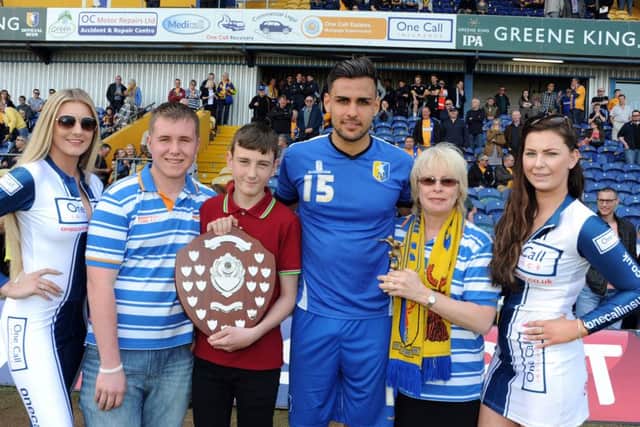 Westfield Stags Player of the Season, presented by Thomas Croucher and Joe and Alison Brocklehurst of the Westfield Stags, to Ryan Tafazolli