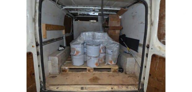 Ninety-seven litres of liquid amphetamine with a street value of £5.5m was smugled into Nottinghamshire but the dealers have been arrested and sentenced for 30 years combined