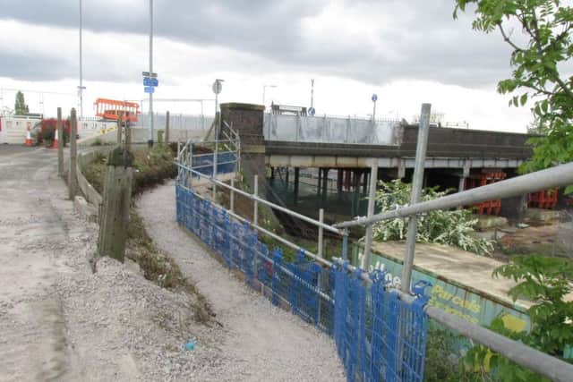 Bridge repair preparation is underway and works are set to begin tomorrow, forcing the bridge to close.