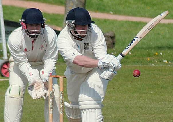 CARDEN PARTY -- a half-century by opening bat Andy Carden helped Hucknall 2nd to the top of the table after victory over Ellerslie 2nd.