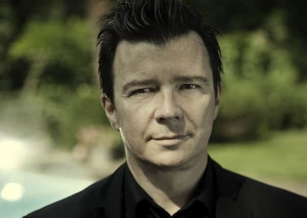 Rick Astley has live dates in Nottingham and Sheffield next year