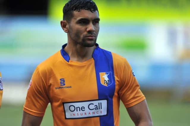 Colin Daniel at the lineup
Mansfield Town v Yeovil Town - Skybet League Two - One Call Stadium - Saturday 20 Feb 2016 - Photographer Steve Uttley