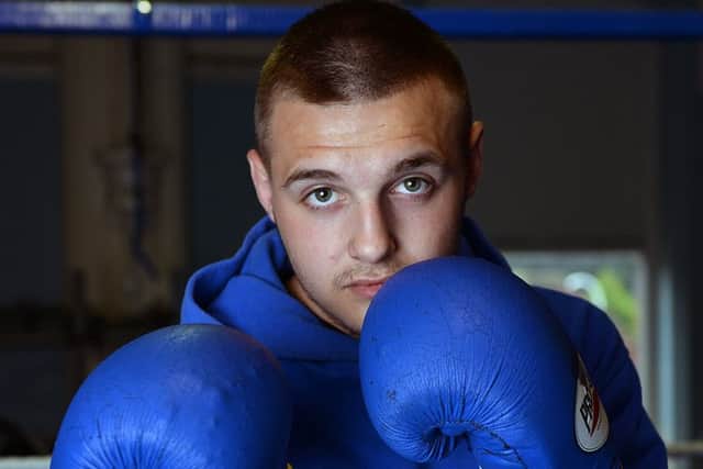 Feature on Bulwell Fight Factory, pictured is CJ Louth
