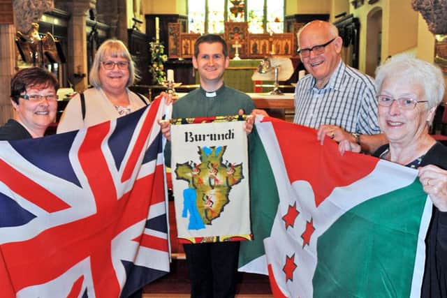 Sarah Wheatley, Lorna Hewitt, curate James Pacey and Richard and Jo Jackson who are put on a fundraiser for Burundi.