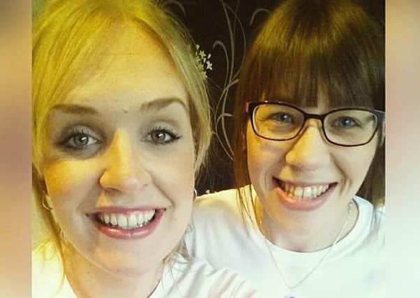 Student nurses Christina Powell (left) and Jessica Brazener are raising cash for The Butterfly Tree, a UK charity which works in malaria prevention and HIV education in Zambia.