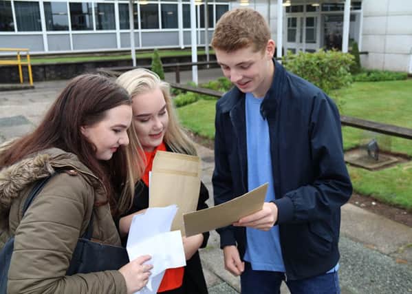 GCSE students at Holgate Academy in Hucknall open their GCSE results.