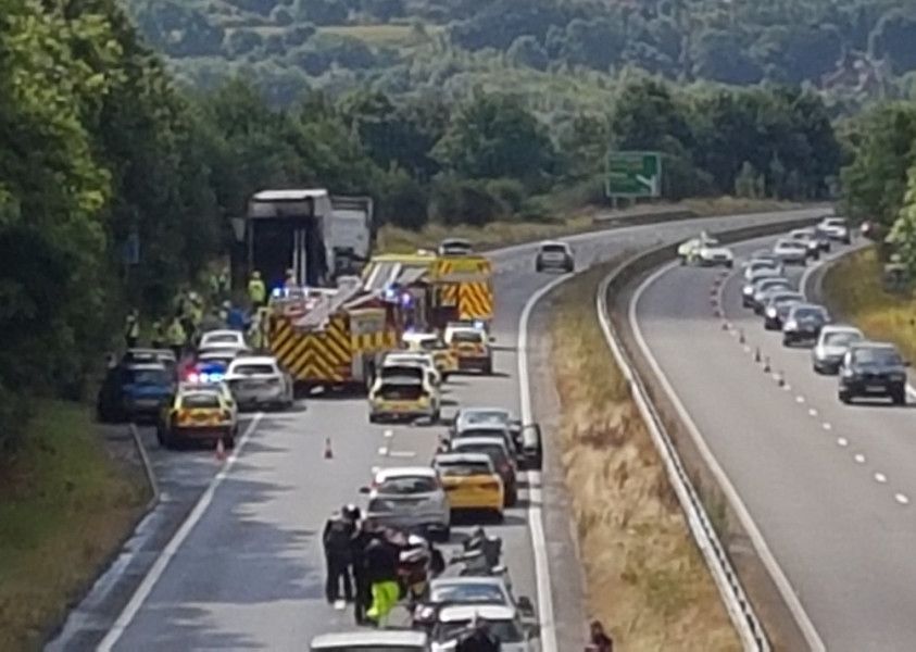 Notts man named as biker killed in A38 crash