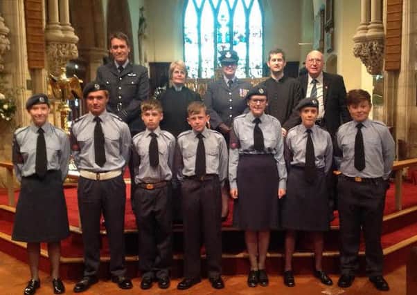 The service to mark the Battle of Britain at St Mary Magdalene church in Hucknall