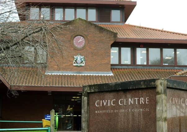 Mansfield Civic Centre, home of Mansfield District Council.