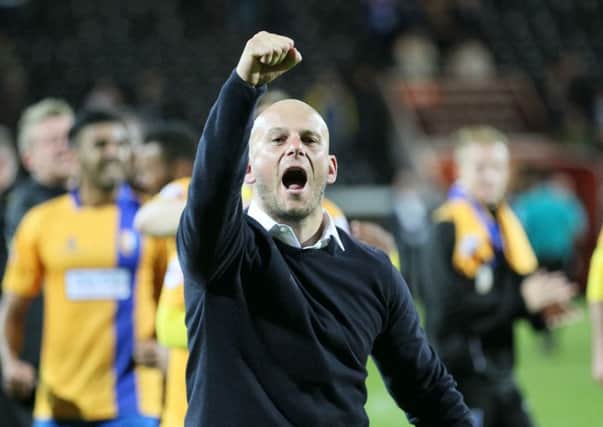 Mansfield Town manager Adam Murray. Photo by Richard Parkes