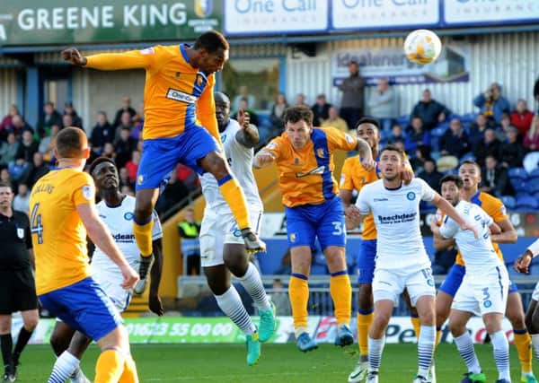 Mansfield Town v Wycombe Wanderers.