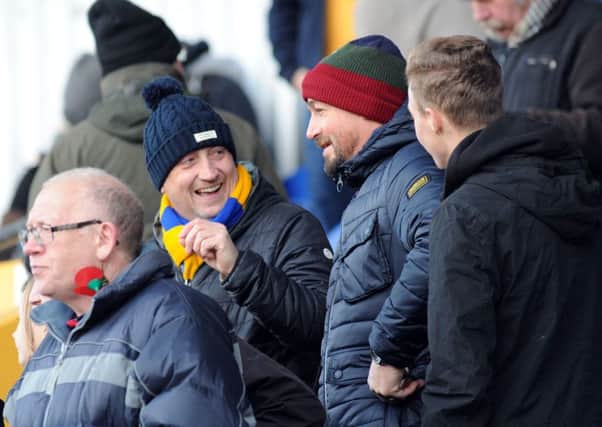 Mansfield Town v Plymouth Argyle.
Fans gallery.