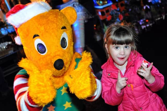 Scarlette Simpson, 3, knows the number one place to be on a Wednesday night in Hucknall, when she visited the Christmas Festival held on the Market Place.