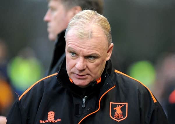 Mansfield Town manager, Steve Evans.