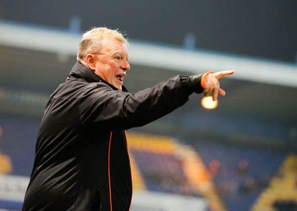 Mansfield Town's manager Steve Evans - Photo by Chris Holloway
