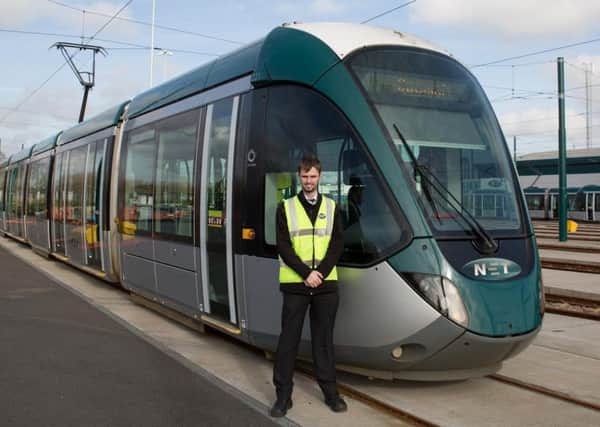 Tram driver Daniel Patterson is this years winner of the Nottingham Trams Ltd Employee of the Year Award.