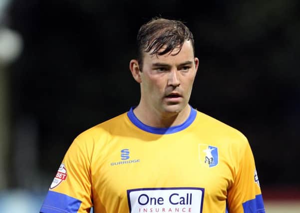 Matt Rhead in action for Mansfield Town. 

Picture by Dan Westwell.