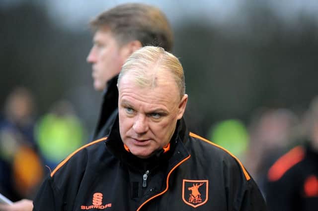 Mansfield Town manager, Steve Evans.