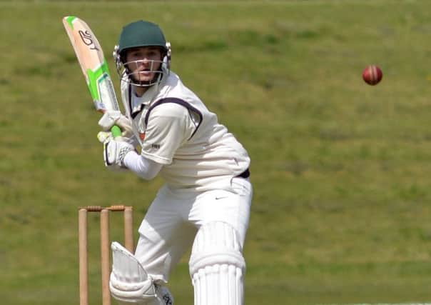 Richard Bostock, who cracked a half-century for Cuckney 2nd on the oponing day of the new Bassetlaw League season.
