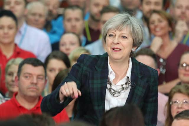 Theresa May at Linney, Mansfield