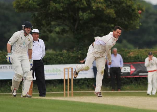 Welbeck in bowling action on their way to an important seven-wicket victory at Hucknall on Saturday, which eased their relegation worries in the Notts Premier League.