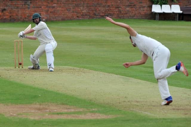 Action from Kimberley v Hucknall last weekend.
