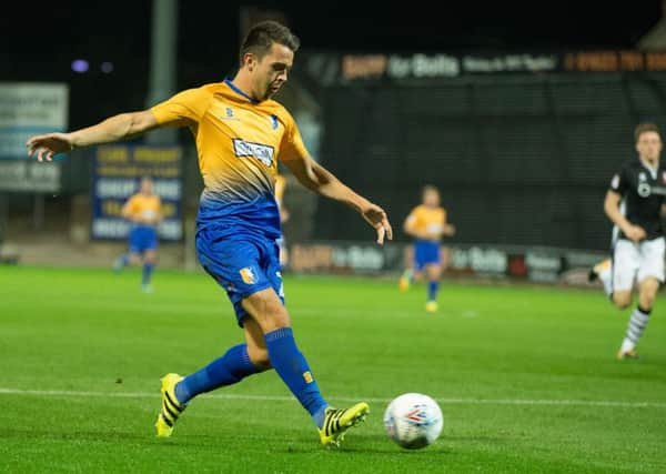 Mansfield vs Lincoln - Jack Thomas of Mansfield Town - Pic By James Williamson