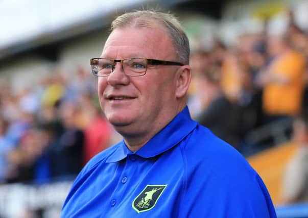 Mansfield Town manager Steve Evans. Photo by Leila Coker.