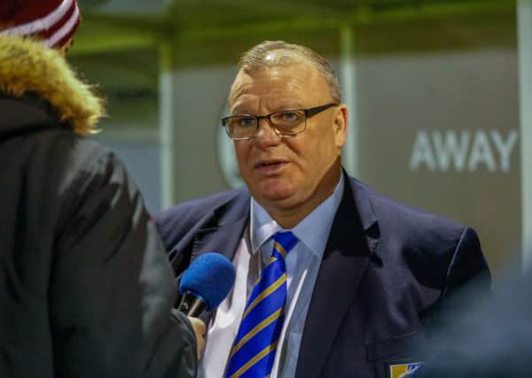 Mansfield Town's Steve Evans : Photo by 'The Bigger Picture'
