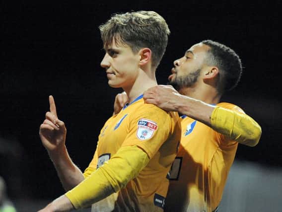 Danny Rose celebrates his winner. Photo by Anne Shelley.