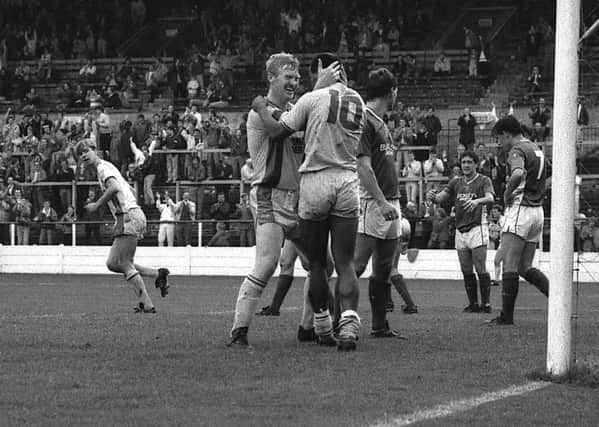 1988 Stags v Cardiff Keith Cassells and George Foster