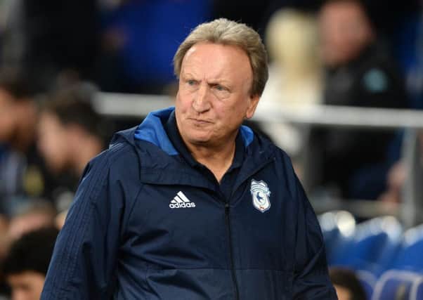 Neil Warnock.
Cardiff City v Leeds United.  SkyBet Champipnship.  Cardiff City Stadium.
26 September 2017.  Picture Bruce Rollinson
