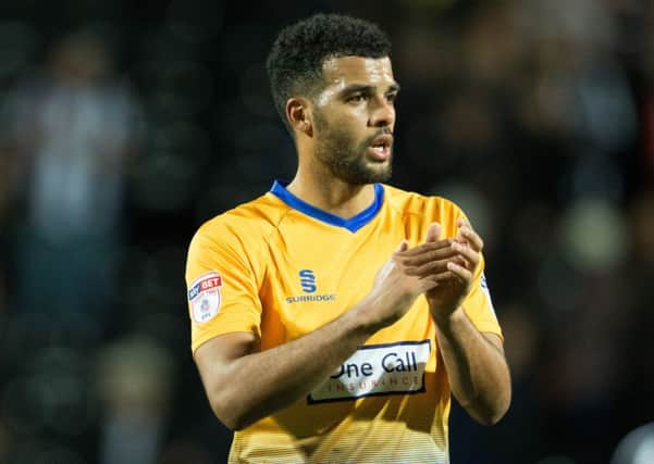 Jacob Mellis of Mansfield Town - Pic By James Williamson
