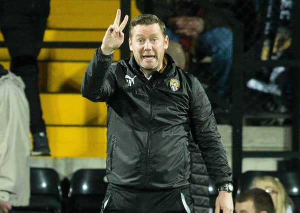 Manager Kevin Nolan, who says Notts County are still "in a fantastic position" to gain promotion.