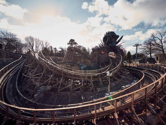 The new Wicker Man ride at Alton Towers