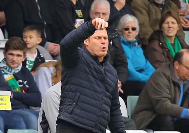 Picture by Gareth Williams/AHPIX.com; Football; Sky Bet League Two; Yeovil Town v Mansfield Town; 28/4/18  KO 15:00; Huish Park; copyright picture; Howard Roe/AHPIX.com; Stags boss David Flitcroft on the touchline at Yeovil