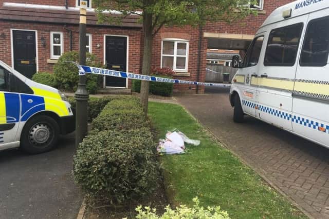 A cordon is still in place at Millbank Place, Bestwood Village.