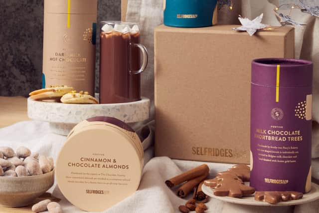 Food gift baskets: Selfridges Christmas Treats Gift Box